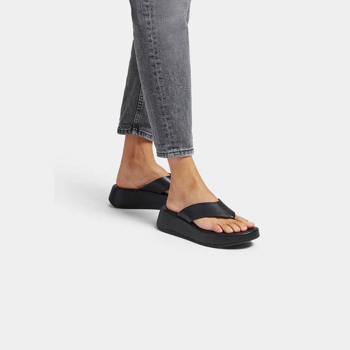 Fitflop F-Mode Flade Sandaler Med Tåstolpe*Kvinder Sandaler Med Tåstolpe