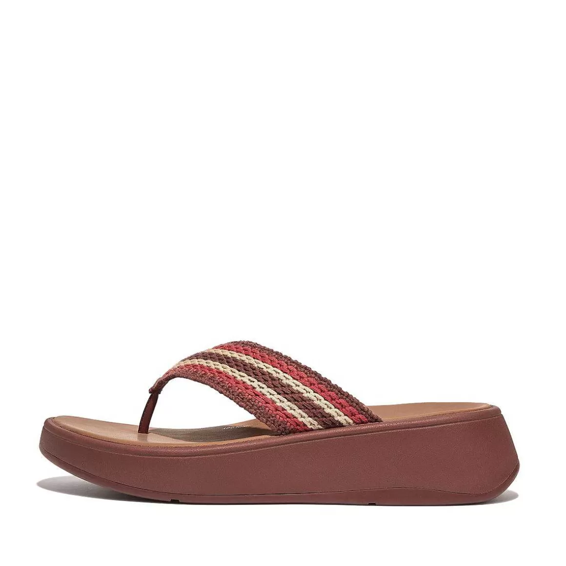 Fitflop F-Mode Haeklede Fladformede Sandaler Med Tåstolpe*Kvinder Sandaler Med Tåstolpe