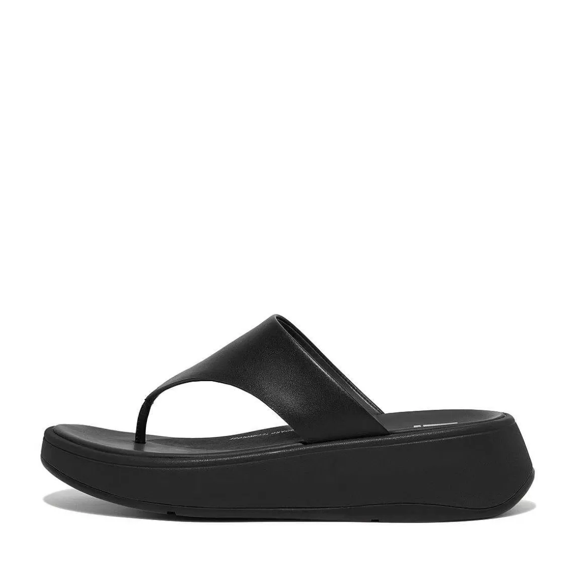 Fitflop F-Mode Laeder Flatform Toe-Post Sandaler*Kvinder Sandaler Med Tåstolpe