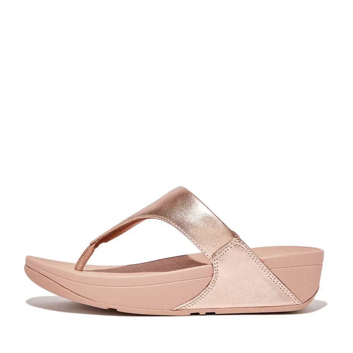 Fitflop Lulu Laedersandaler Med Tåstolpe*Kvinder Sandaler Med Tåstolpe